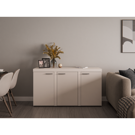 Komoda Ramon 3-drzwiowa Beż Piaskowy 149 cm